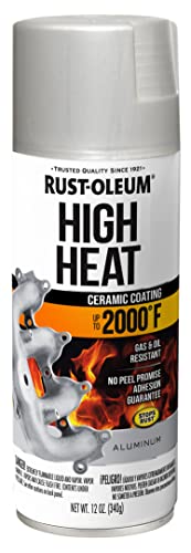 RUST-OLEUM RustOleum 248904 Automotive High Heat Spray Paint Flat Aluminum 12 Ounce Pack of 1 - Image 1