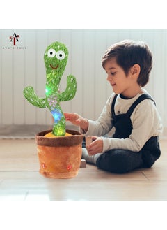TOY GARDEN Dancing Cactus Toy – Talking Cactus Toy for Boys and Girls – Singing Cactus Toy Repeat What You Say – Singing, Dancing, Voice Recording Plush Learning Toys  - Image 2