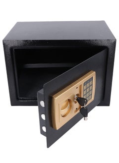 ALMUFARREJ Mini Electronic Deluxe Digital Security Safe Box With Electronic Keypad Lock and Physical Key For Home Office Hotel Jewelry Passport Watches Cash Storage  - Image 4