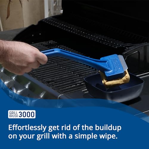 Grill Rescue BBQ Replaceable Scraper Cleaning Head, Bristle Free - Safe, Durable and Unique Scraper Tools for Cast Iron or Stainless-Steel Grates, Barbecue Cleaner (GB3000) - Image 4