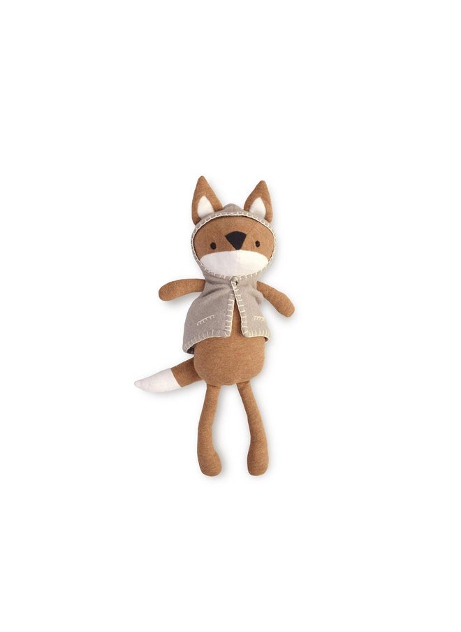 Crane BABY Handmade Plush Toy Frankie Fox Ezra Collection - Brown  - Image 1