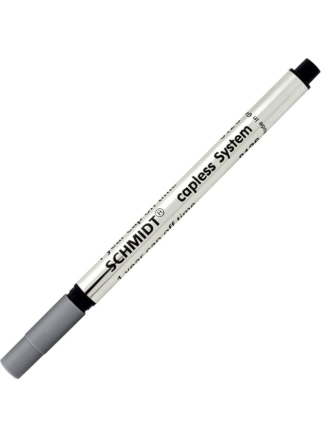 شميت 8126 قلم حبر جاف طويل بدون غطاء برأس رفيع 0.6 مم أسود عبوة من قطعتين Sc58123 - Image 4