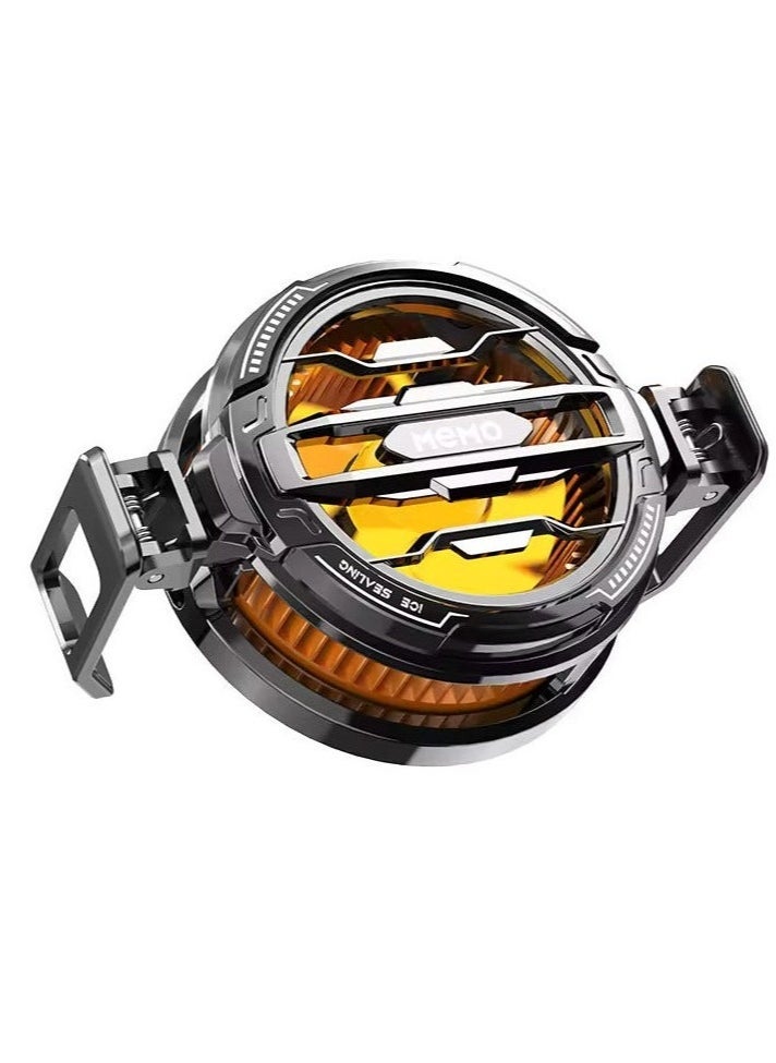 Memo CX07 Magnetic Smartphone Cooler with 15W Fast Semiconductor Cooling – Universal Radiator Fan with Heatsink for Gaming Phones and Tablets – Snap-On Mobile Cooling Fan for PUBG, COD, Genshin, Streaming – Ultra-Quiet, USB-Powered, RGB Backlit  - Image 2