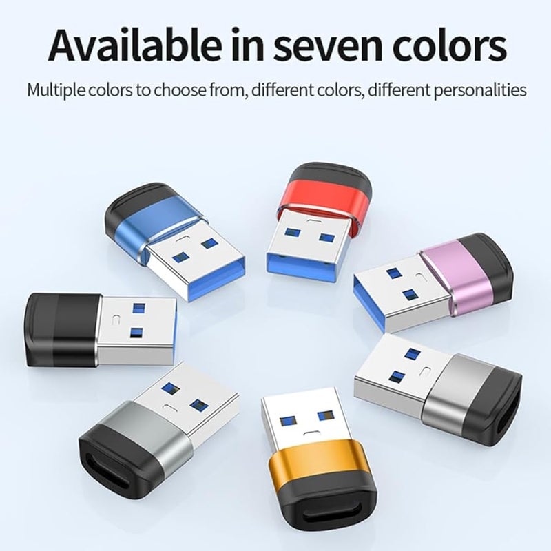 Black USB C Female to USB 3 0 Male Adapter for Fast Charging and Data Transfer - Image 4