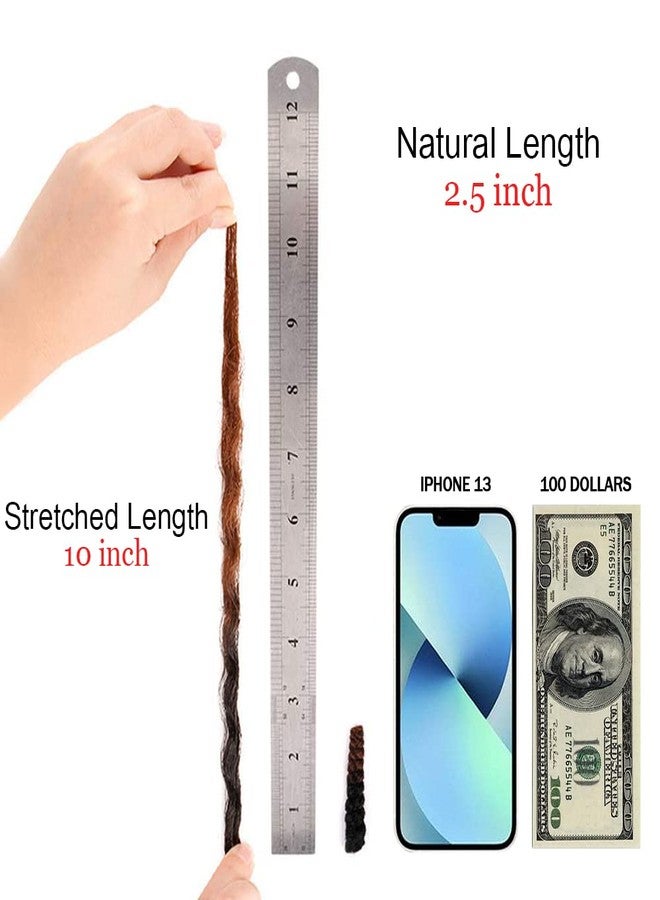 MIMAN 3 Packs 10 Inch Short Curly Crochet Hair Braids 6MM Spiral Curls Crochet Braided Synthetic Braiding Hair Extensions for Women DIY Mohawk Afro Braided Hairstyle (Black to Brown #1B/30) - Image 4