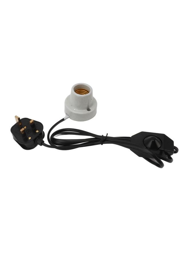 NIBEMINENT Reptile Ceramic Heat Lamp Holder Professional E27 Socket Reptile Heat Light Fixture Holder for Lizard Turtle Tortoise UK Plug 250V  - Image 3