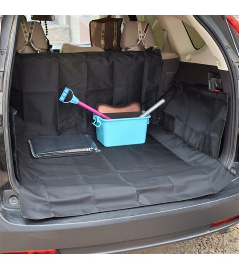 Black Trunk Mat Universal Anti Dirty Car Pet Cushion For SUV - Image 3