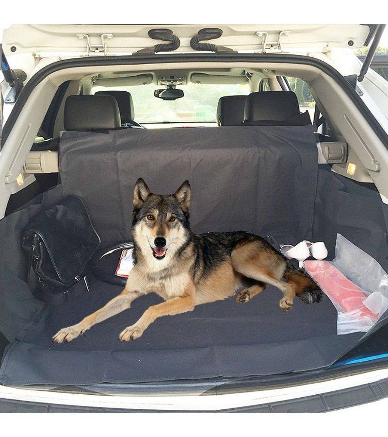 Black Trunk Mat Universal Anti Dirty Car Pet Cushion For SUV - Image 1