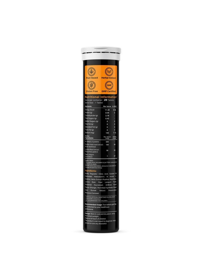 AURIC Auric Lung Detox Supplement With Natural Blend of NAC, Pushkarmool, Piper Longum & Licorice Herbs Extract | Pack of 60 Tablets  - Image 3
