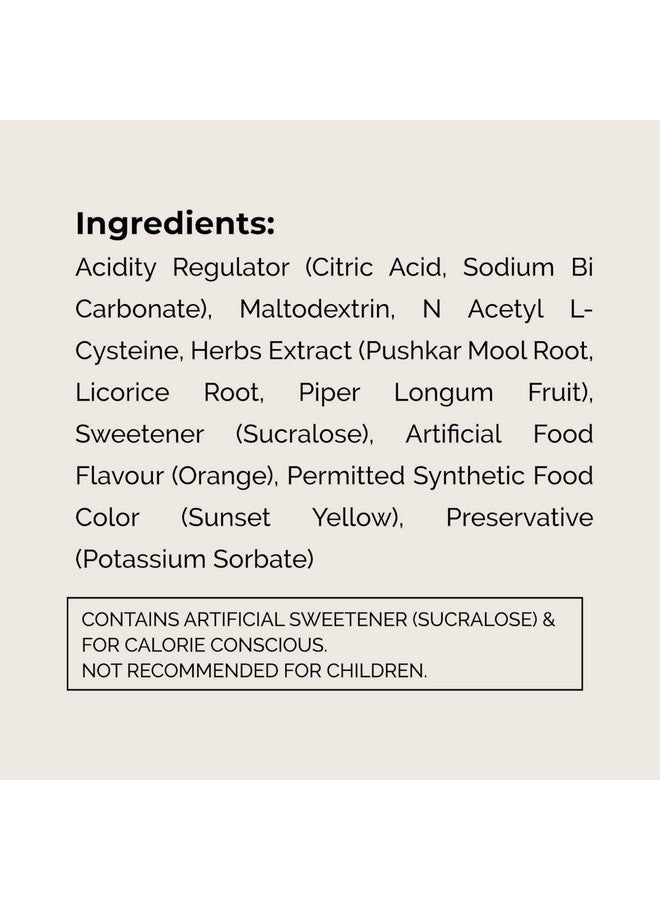 AURIC Auric Lung Detox Supplement With Natural Blend of NAC, Pushkarmool, Piper Longum & Licorice Herbs Extract | Pack of 60 Tablets  - Image 5
