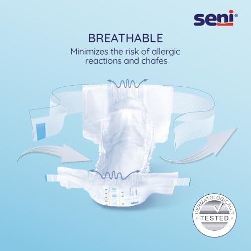 Seni Optima Super Medium Adult Diapers With Hip Bands 10 Pcs - Image 2