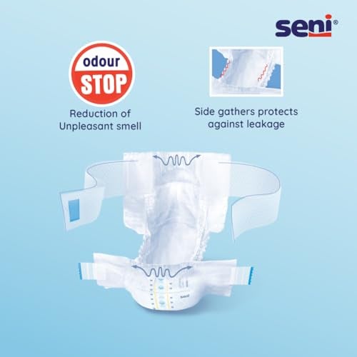 Seni Optima Super Medium Adult Diapers With Hip Bands 10 Pcs - Image 4