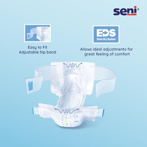 Seni Optima Super Medium Adult Diapers With Hip Bands 10 Pcs - Image 5