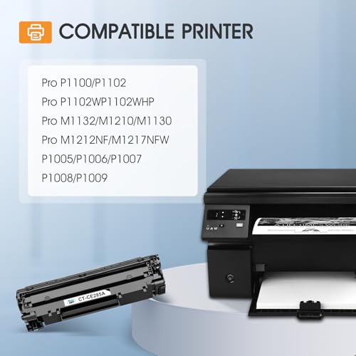 Cool Toner Compatible CE285A 85A Toner Replacement for HP 85A CE285A P1102w Toner Cartridge for HP LaserJet Pro P1102w M1212nf MFP P1109w M1217nfw P1102 P1100 M1132 M1210 1102w Printer (Black, 4-Pack) - Image 2
