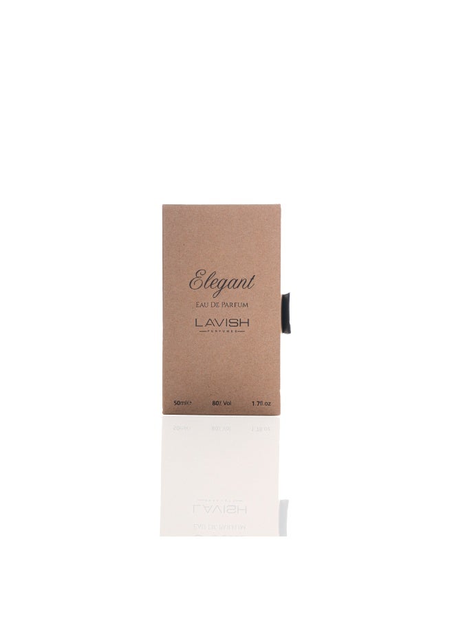 Lavish Perfumes Elegant Eau de Parfum 50ml – Men Woody Spicy Perfume – Long Lasting Musky Amber Fragrance - Image 2