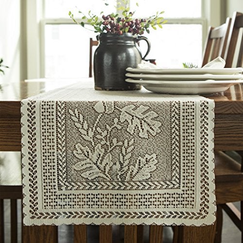 Heritage Lace OL-1472C Oak Leaf 14" X 72" Cafe Runner - Image 3