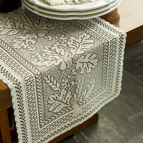 Heritage Lace OL-1472C Oak Leaf 14" X 72" Cafe Runner - Image 2