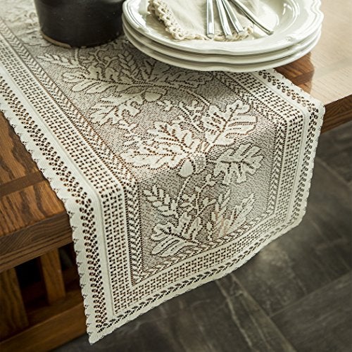 Heritage Lace OL-1472C Oak Leaf 14" X 72" Cafe Runner - Image 4