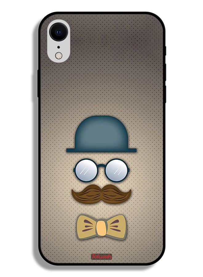 Tolwak Apple iPhone XR Protective Case ManS Head Art - Image 2