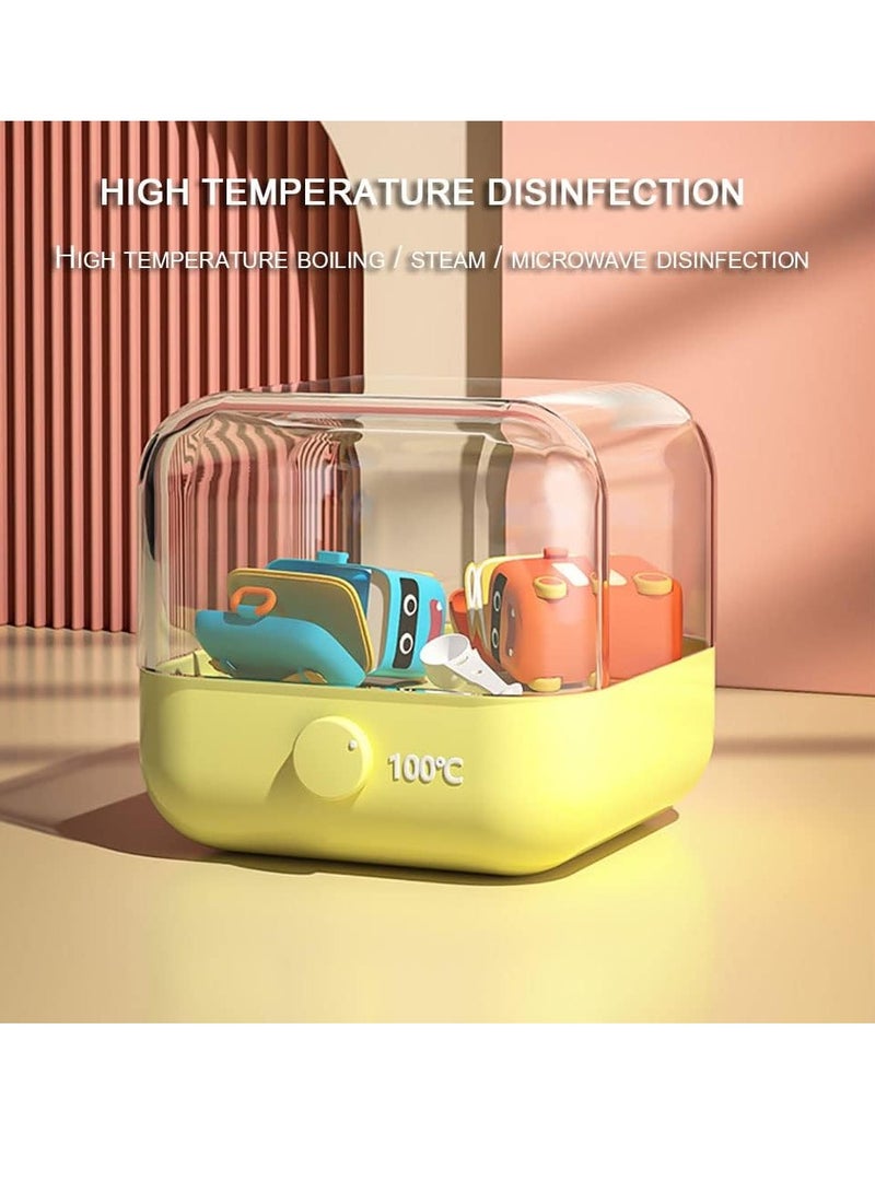 Baby Milk Powder Dispenser Milk Powder Box Portable Food Storage Toddler Snack Containers Milk Powder Storage Box with Spoon(Orange) - Image 4