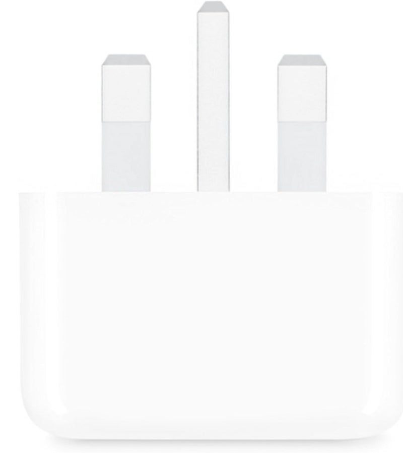 شاحن حائط USB-C بقدرة 20 واط، محول طاقة سريع بتقنية PD مع قابس بريطاني ثلاثي، شاحن تايب C صغير للسفر، متوافق مع آيفون 16/15/14/13/12 وآيباد وسامسونج جالاكسي وجوجل بيكسل - أبيض - Image 2