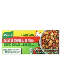 Knorr Knorr, Tomato Bouillon with Chicken Flavor, 8 Cubes, 3.1 oz (88 g)  - Image 1