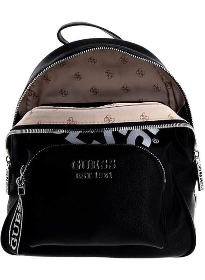 جس حقيبة ظهر نسائية من GUESS Noelle Elite باللون الأسود  - Image 3