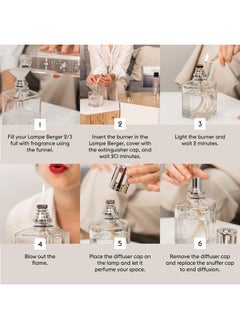 Maison Berger Lampe Berger Fragrance Trio Refill For Home Fragrance Oil Diffuser - 3 X 8.45 Fluid Ounces - 3X250 Milliliters  Trio Fresh  - Image 2