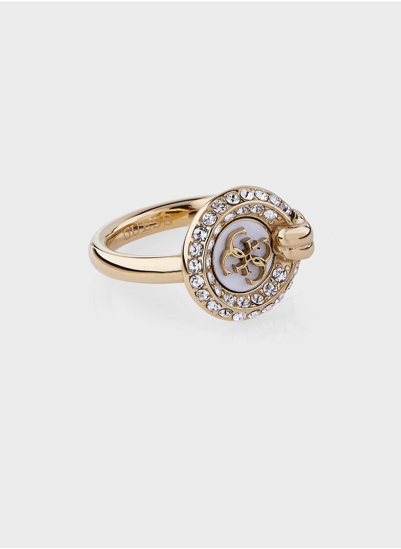 GUESS Heart Solitaire Ring  - Image 1