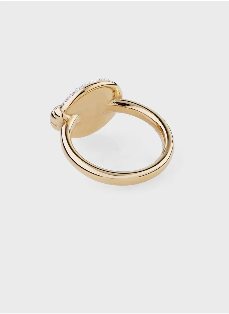 GUESS Heart Solitaire Ring