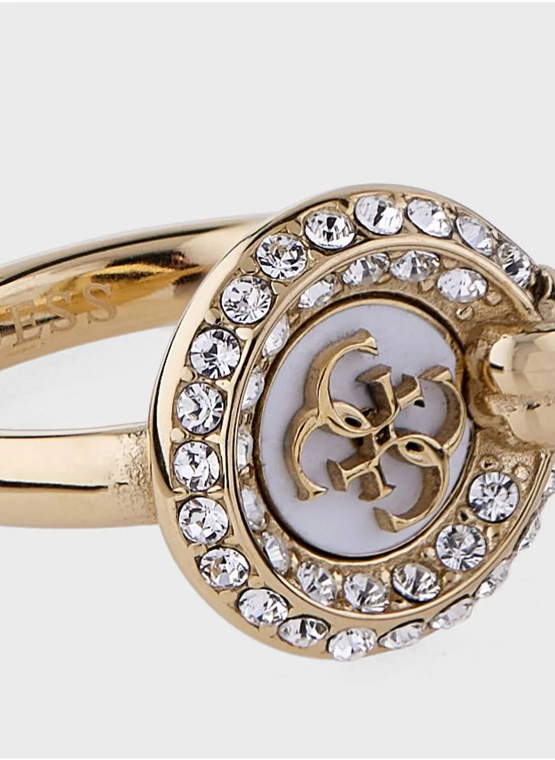 GUESS Heart Solitaire Ring