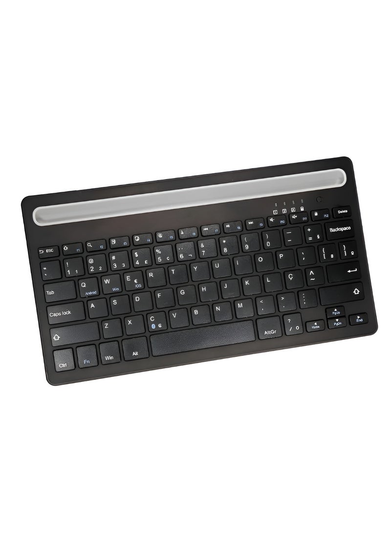 Zero ZR-3666 Wireless Keyboard with 2.4GHz Technology and Bluetooth 5.0. Slim and Comfortable Design. Fully Supported by Windows, Mac, and Linux.