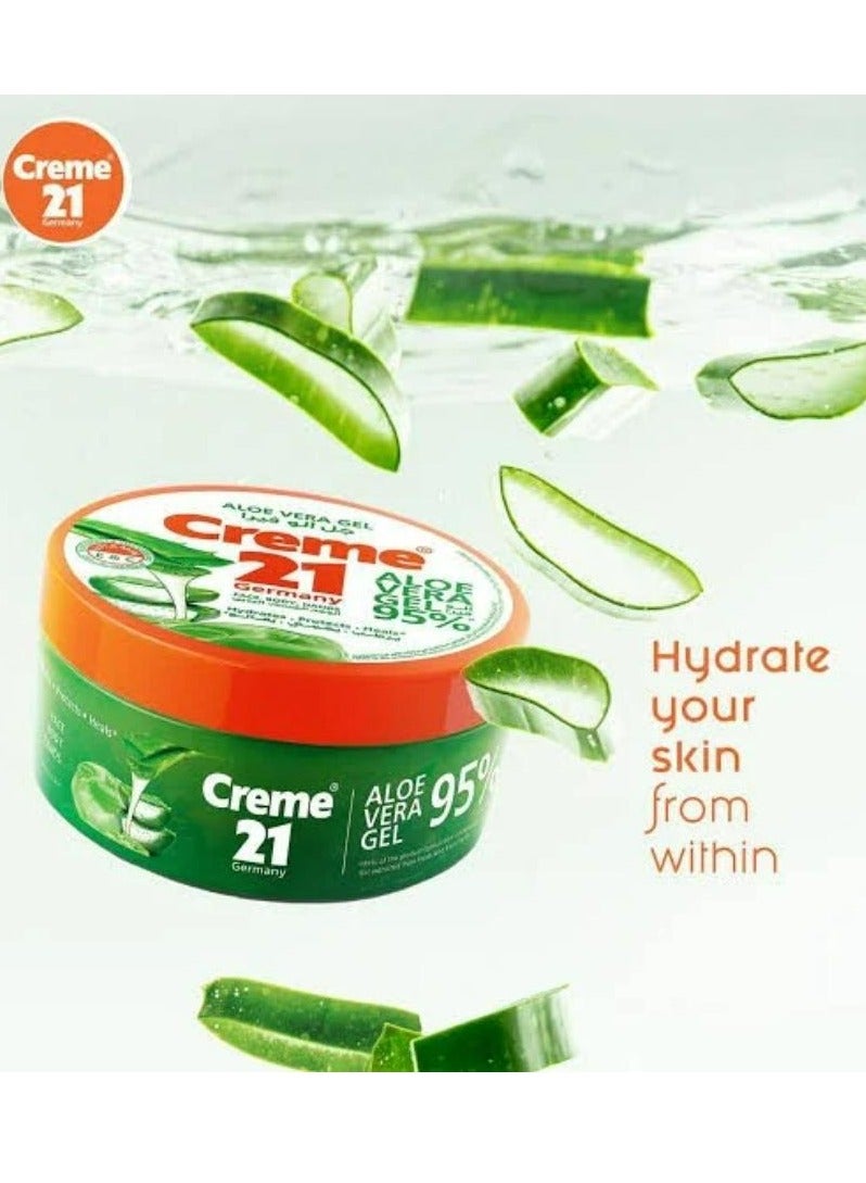 Creme 21 Aloe Vera Gel For Dry Skin 300 ML - Image 2