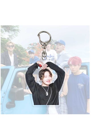 BTS Acrylic Creative Keychain Kim Seokjin Min Yoongi Jung Hoseok Park Jimin
