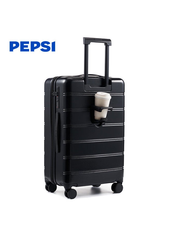 Pepsi 24-inch Expandable Suitcase With Spinner Wheels And Tsa Lock, Large Capacity Travel Luggage For Men And Women - Image 1