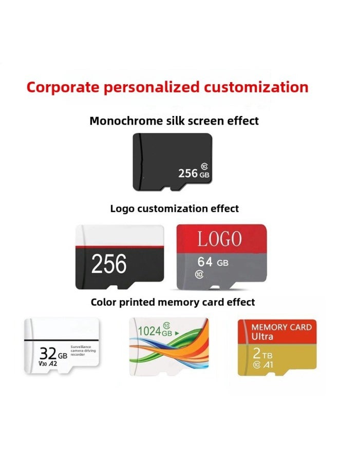 TF Card 32g Monitoring Memory Card Driving Recorder Special Memory Card 16g Mobile Phone Sd Card Custom LOGO-Color:Naked Card All Black/customizable Logo-Capacity:128mb-256gb Optional, Please Inquire For Quotation
