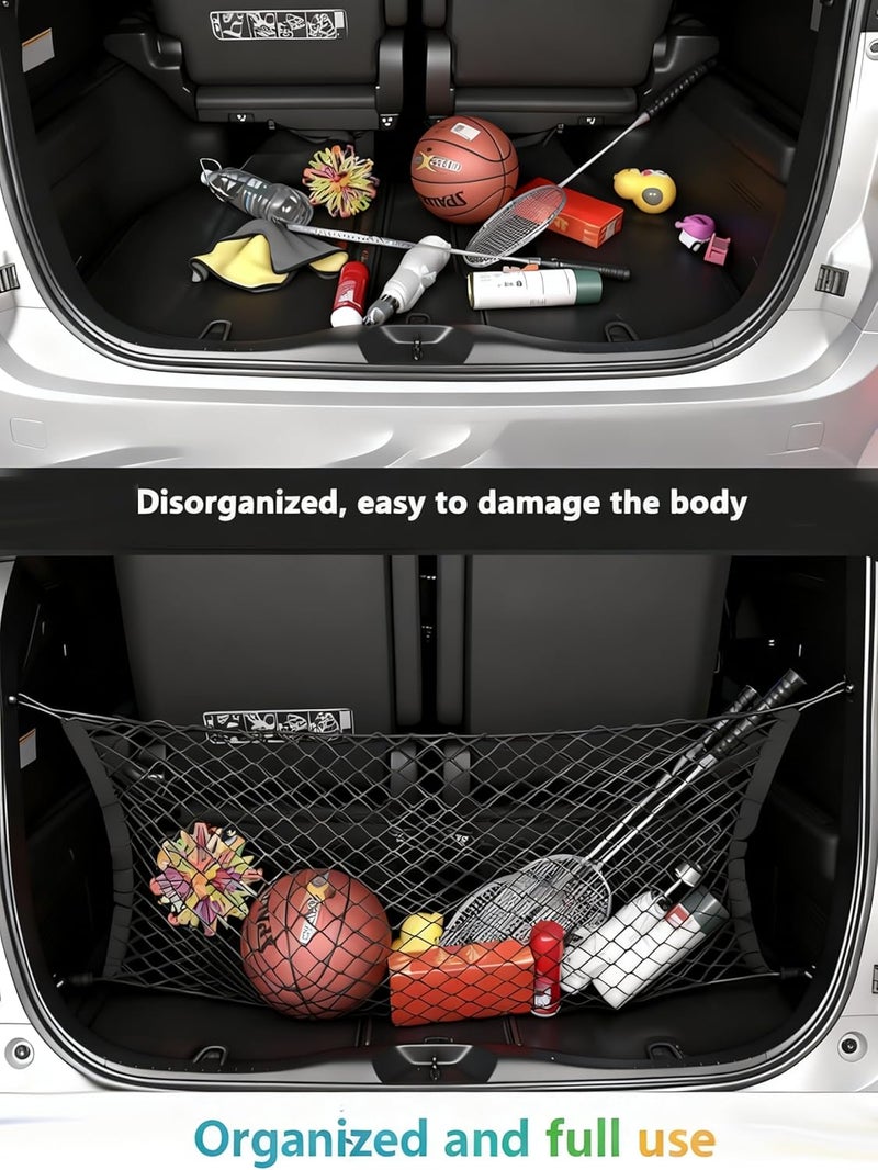 Leezhen Trendy versatile build Envelope Style Trunk Cargo Net Compatible with 2023 2024 2025 2026 Kia Sportage LX EX SX X-Line Spec compliant trusted quality - Image 4