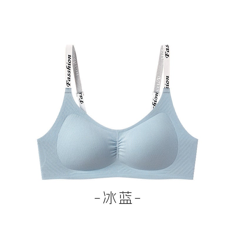 Seamless Sports Bra Wireless Light Support ink ash - Image 2