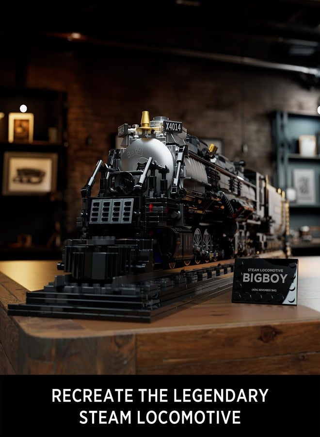 Nifeliz Big Boy Locomotive, Articulated Steam Locomotive Building Block Set, Legendary Steam Train Display Kit for Gift Giving (1,818 Pieces) - Image 2