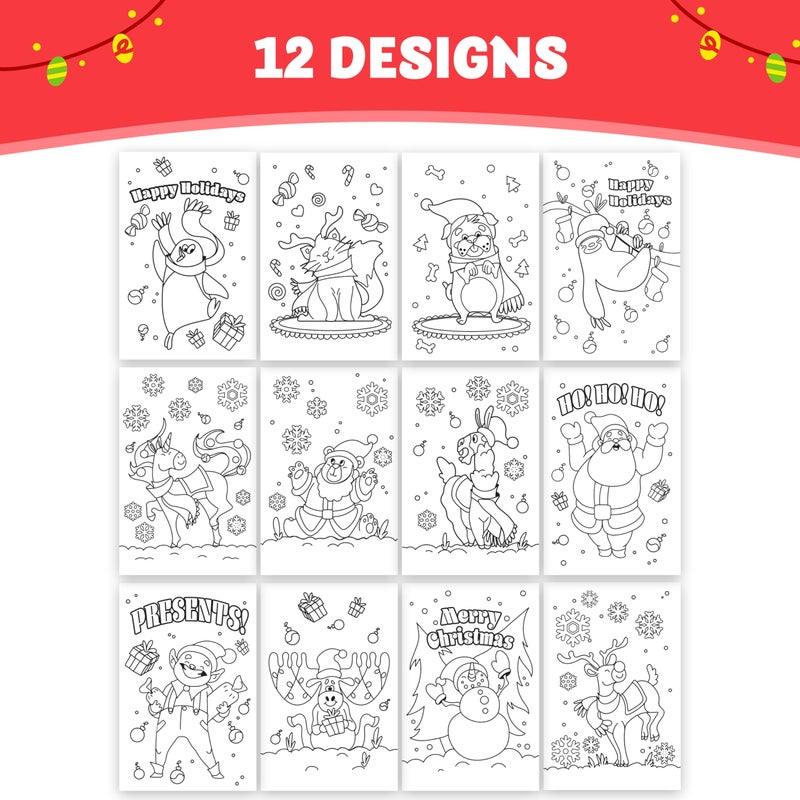 JOYIN 24 Pcs Christmas Coloring Book Bulk for Kids Mini Christmas Coloring Books in 6 Covers Great Gift Girls and Boys, Holiday Presents and Party Favors - Image 5