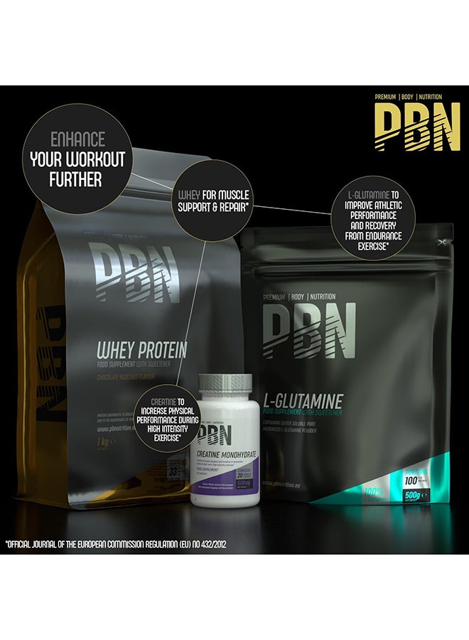 Premium Body Nutrition Whey Protein 1kg Chocolate Hazelnut Pouch - Image 3