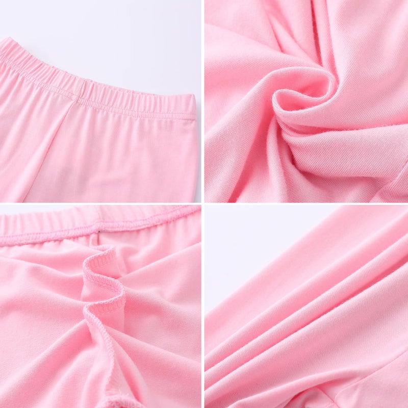 Deuerr Girls Dance Yoga Shorts Spandex Kids Volleyball Bike Athletic Shorts Girls Compression Shorts for Gym Activewear 6 Pack mixColor for 5-6 Years - Image 4