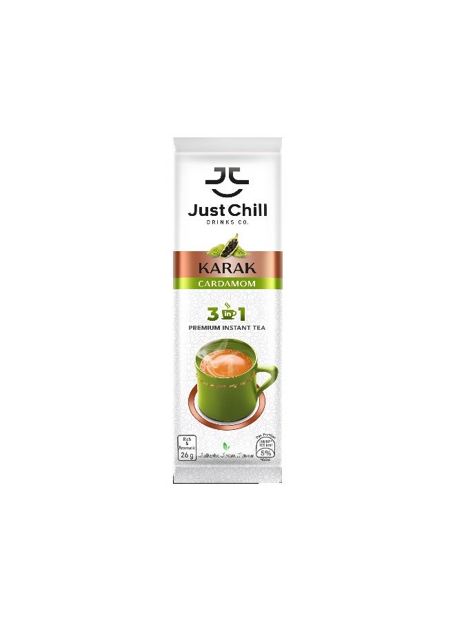 Just Chill Drink Tea Karak Cardamom Sachet Pack 26 Gm - Image 1