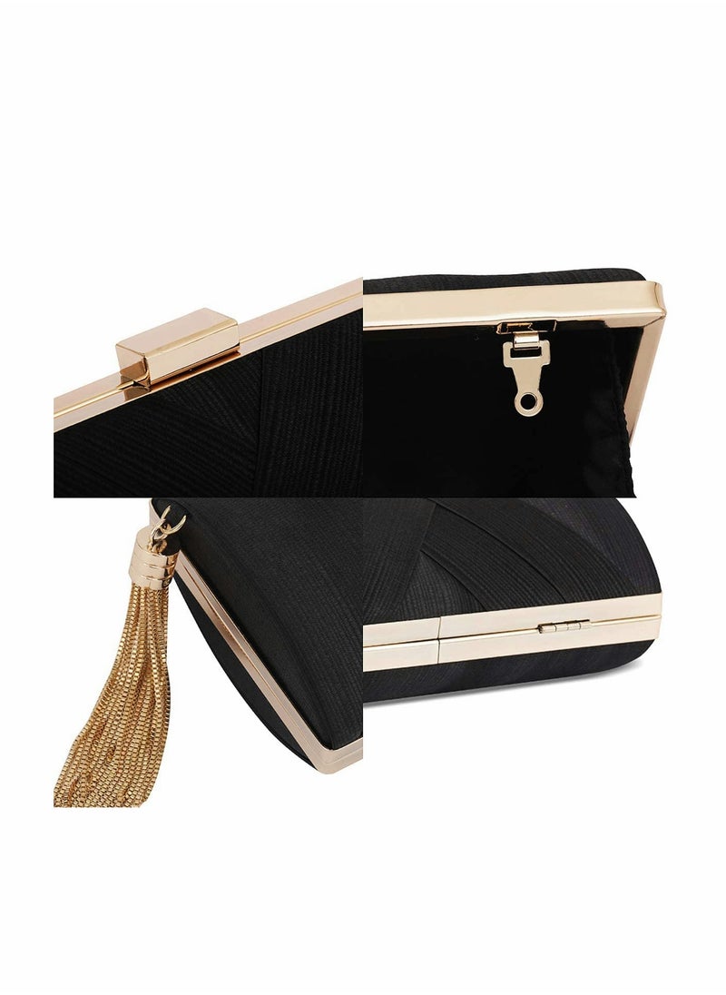 SYOSI - Womens Evening Clutch Bag Designer Evening Handbag, Lady Party Clutch Purse - Image 1