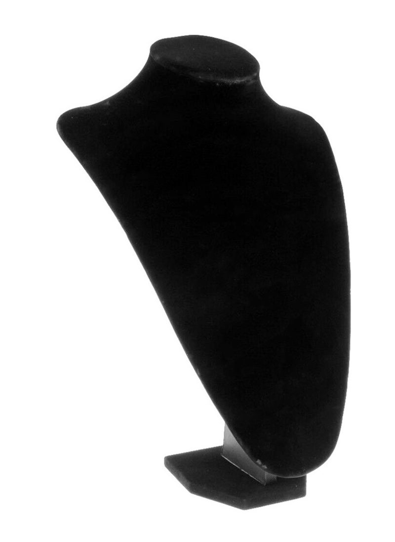 LINGWEI Neck Display Model Bust Black Velvet Necklace Jewelry Display Stand Neck Mannequin Jewelry Necklace Pendant Earring Mannequin  - Image 1