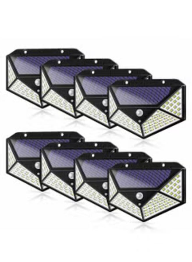 ELTRAZONE 8 Pairs Solar Outdoor LED Lights with Reflectors – Waterproof Lighting for Front Door, Yard, Garage, and Deck - Image 1