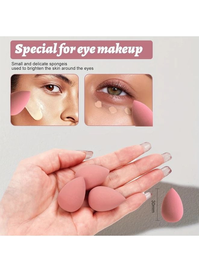 15pcs Printed Powder Blue Heart Shaped Makeup Sponges Latex Free Beauty Blenders - Image 4