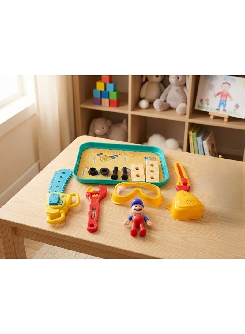 Captain Mario Carpenter Tool Set – Educational Toy Tools for Kids - Image 1