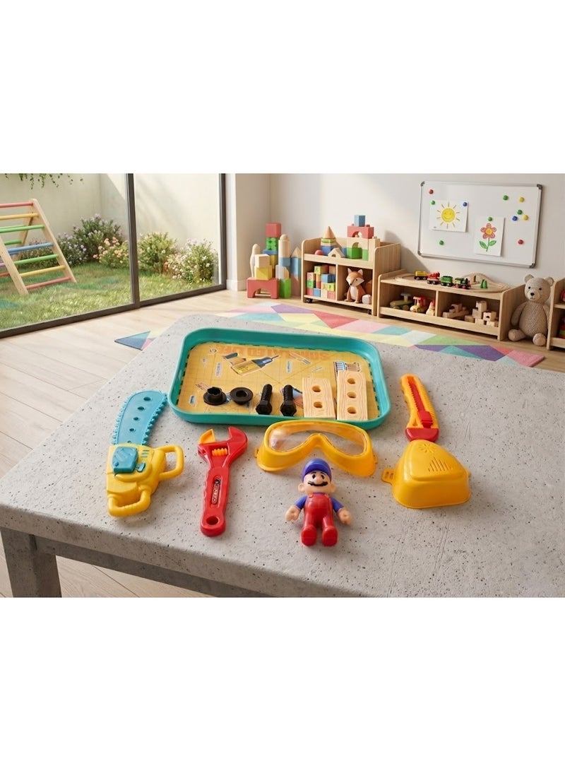 Captain Mario Carpenter Tool Set – Educational Toy Tools for Kids - Image 2
