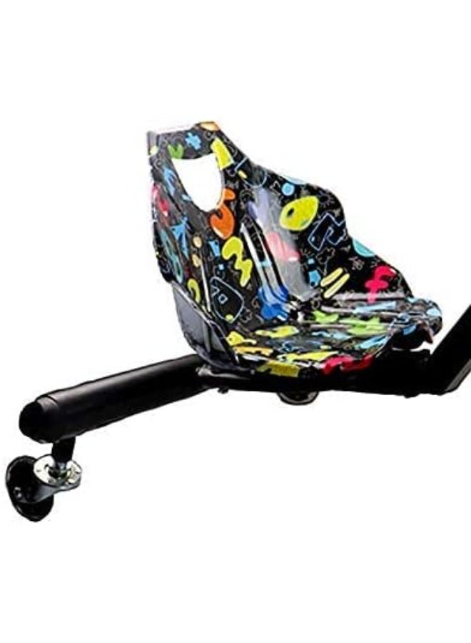 رالي دراجة دريفت ثلاثية العجلات للأطفال – تصميم مميز ومقعد مريح مزخرف – لعبة سكوتر درفت بدواسة للأطفال بـ 3 عجلات - Image 3